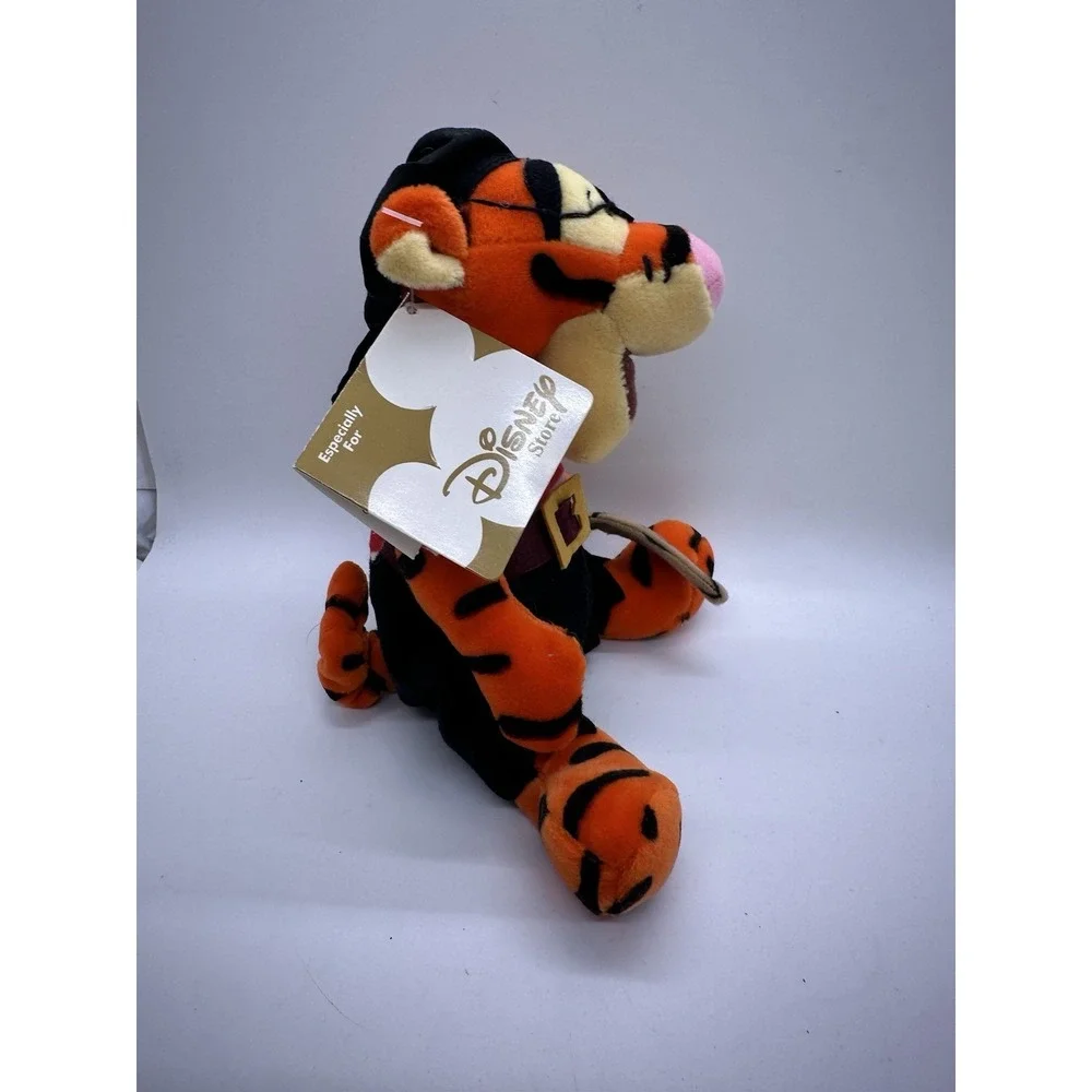 Disney Bean Bag Plush -‎ PIRATE TIGGER Winnie the Pooh 9 inch Mint w/Tag